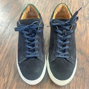Goatlane mens navy blue suede shoes size 45 (US 12)